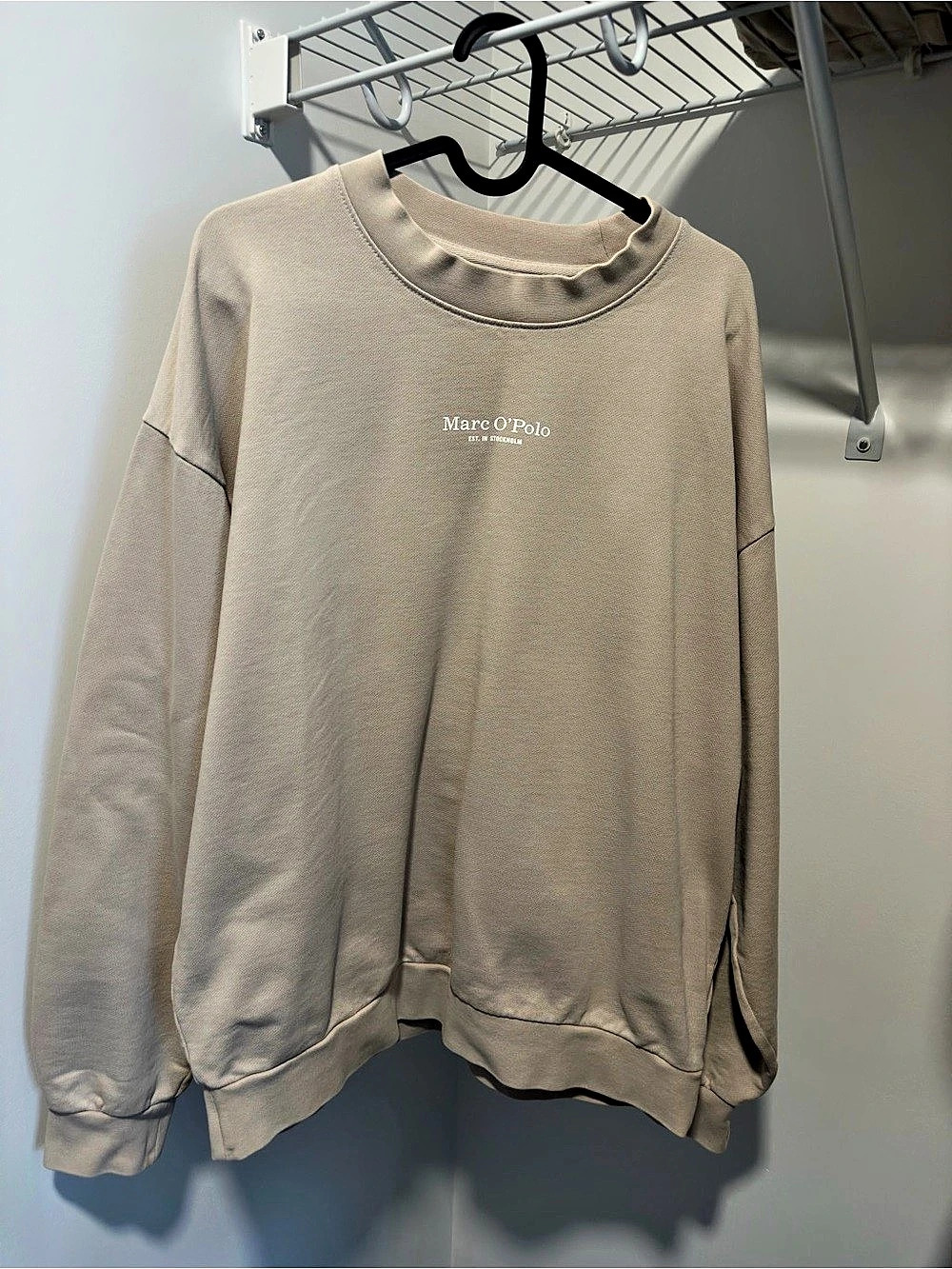 Marc O'Polo Relaxed Fit Sweatshirt Beige Large